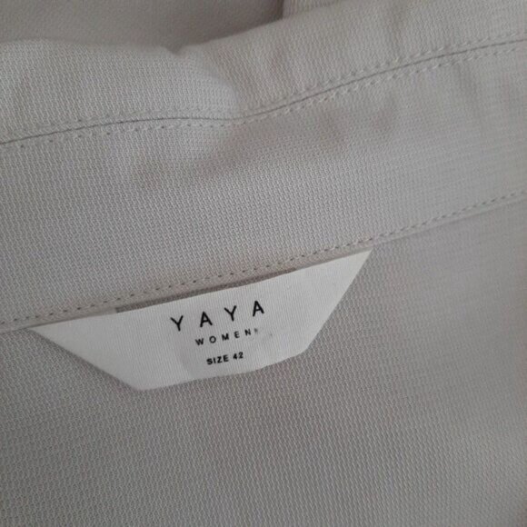 YAYA - NWOT Woman Waist Tie Unstructured Blazer | Light Jacket Sz L - Picture 12 of 13